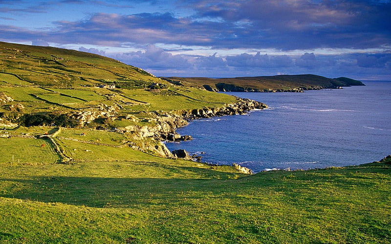 Irish Coast, HD wallpaper