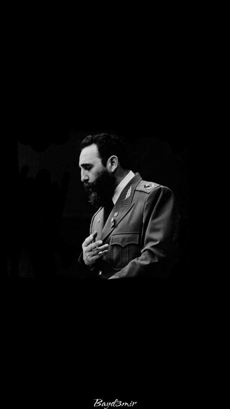 Fidel Castro , black, che, cuba, dom, guevera, liberty, revolution, HD phone wallpaper