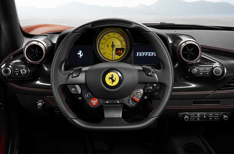Ferrari F8 Tributo Interior Supercars Vehicle Hd Wallpaper Peakpx