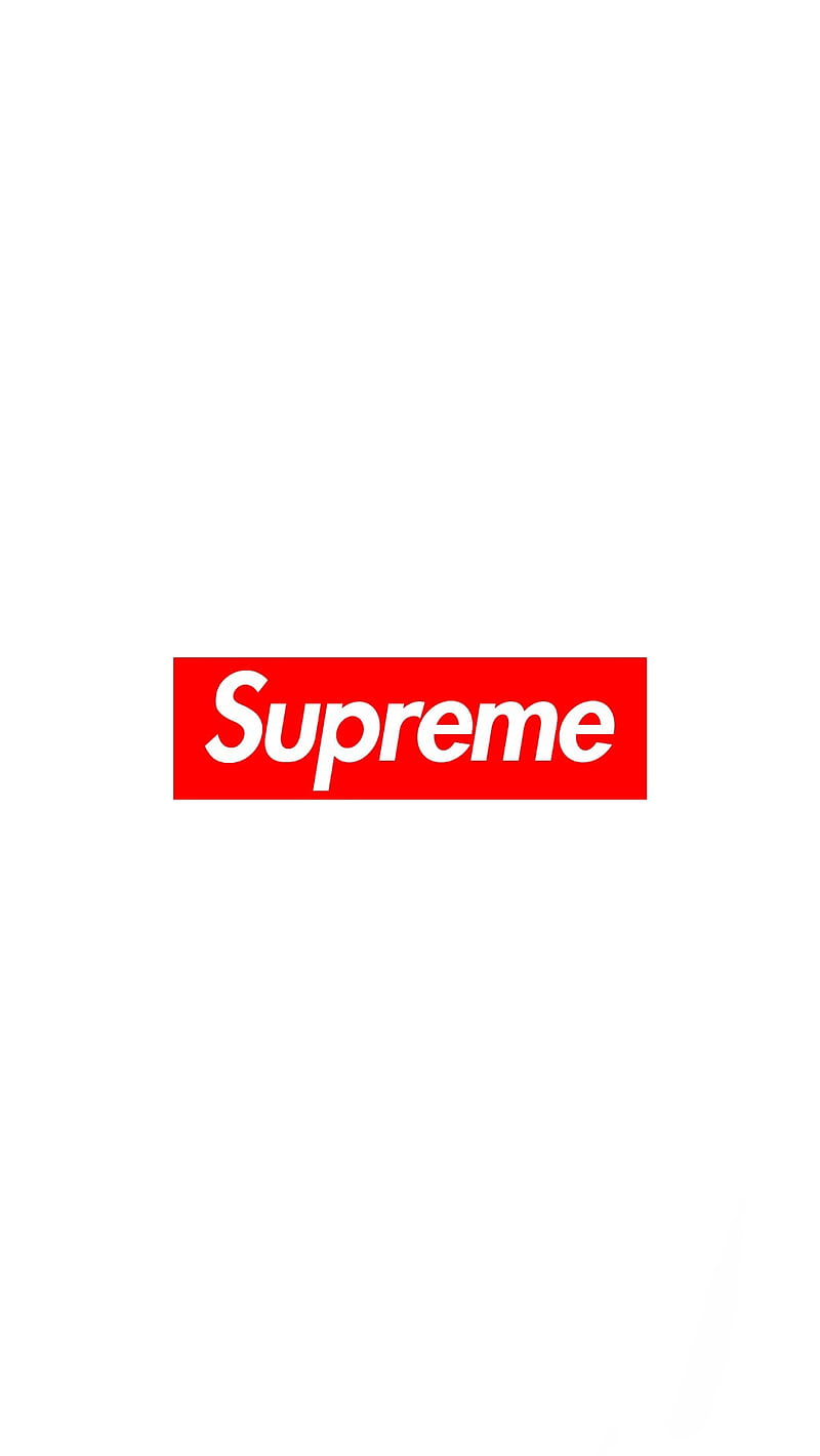 Supreme , box, boxlogo, logo, og, original, red, white, HD phone wallpaper