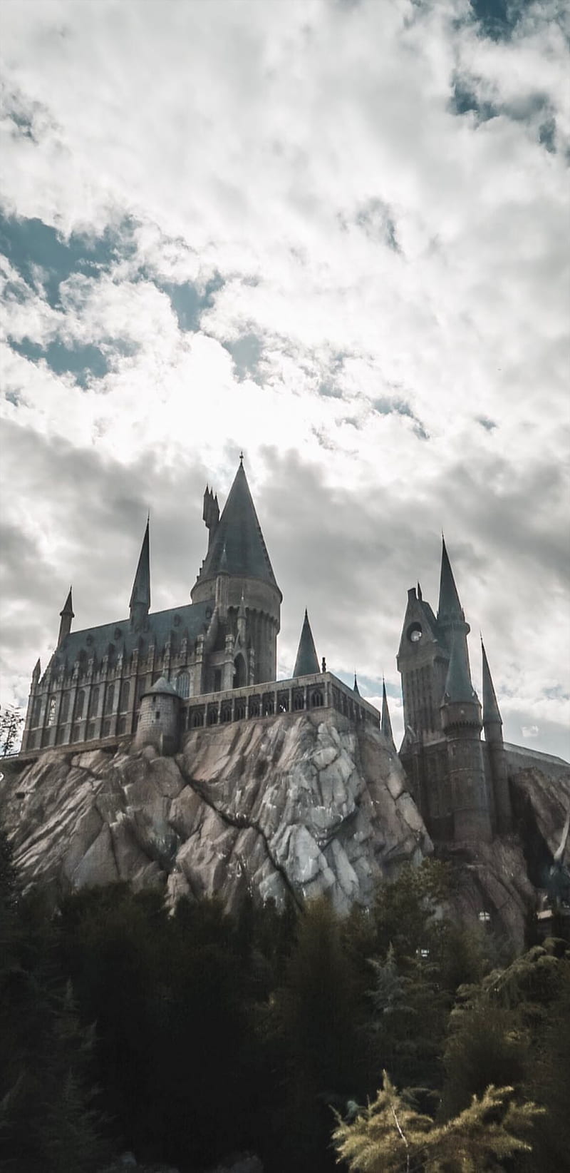 Download Fantasy Artwork Harry Potter Hogwarts iPhone Wallpaper  Wallpapers com