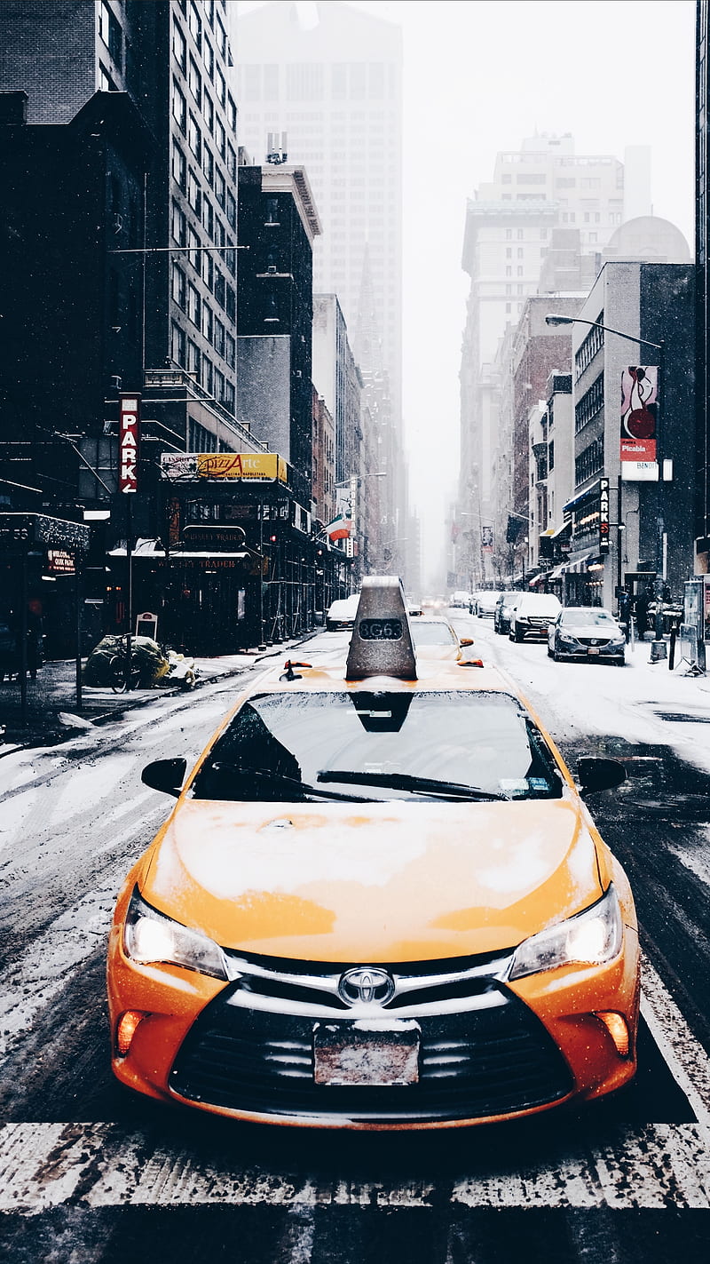 NYC, 929, architecture, cab, city, new, nyx, skyline, streets, taxi, york, HD phone wallpaper