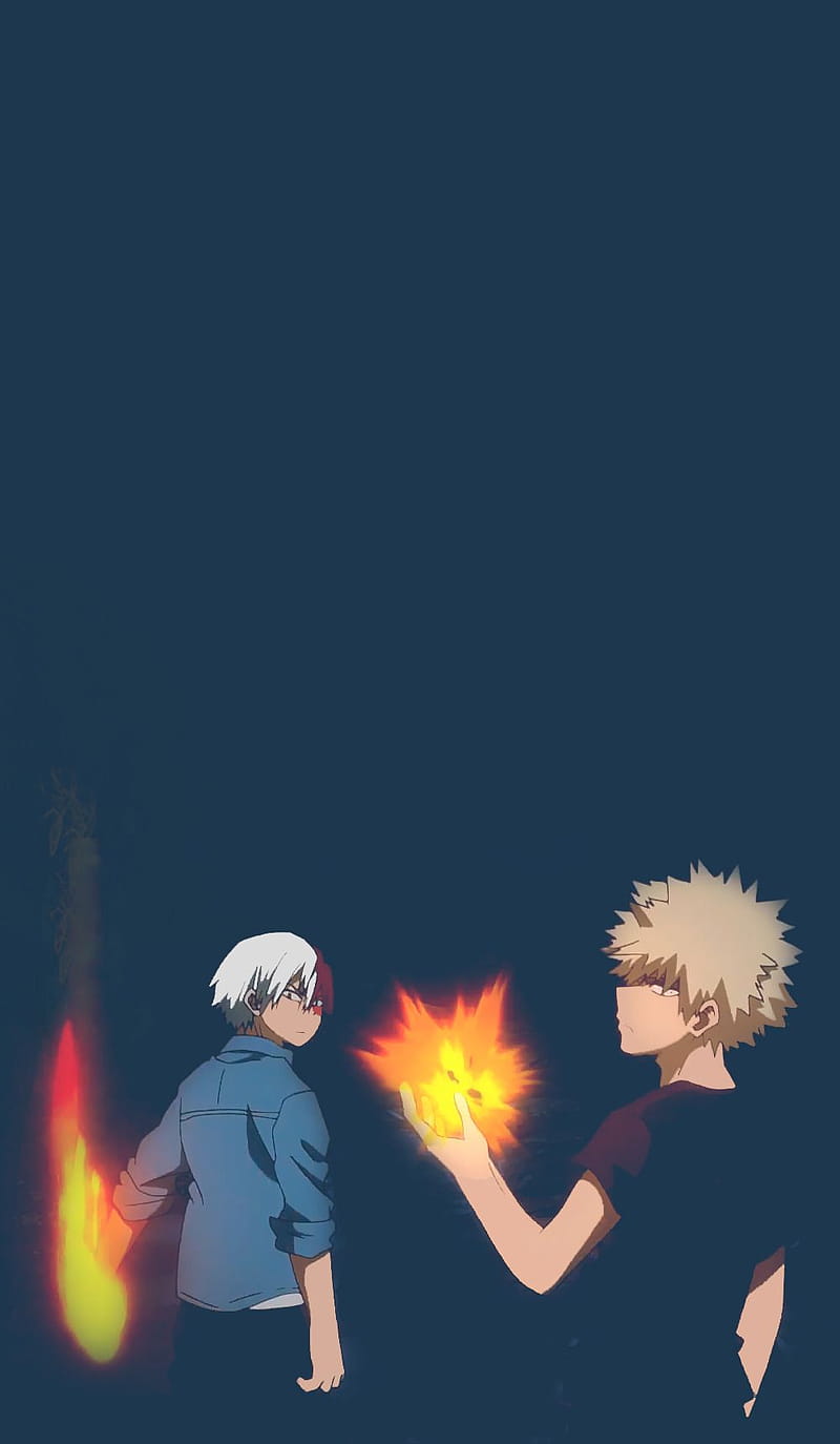 Bakugo And Todoroki Bakugo Minimalist Hd Phone Wallpaper Peakpx | The ...