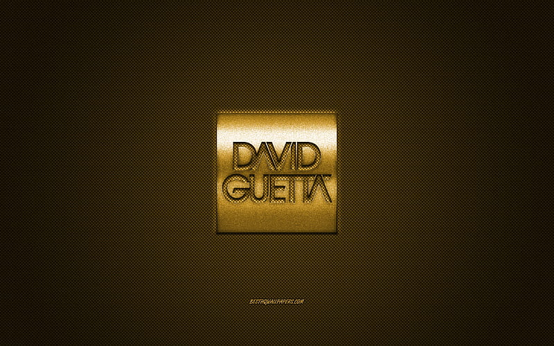 Logo de david guetta, logo dorado brillante, emblema de metal de david  guetta, Fondo de pantalla HD | Peakpx
