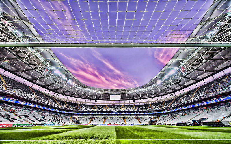 Vodafone Park, R, football stadium, Vodafone Arena, soccer, BJK, Besiktas stadium, Turkey, turkish stadium, Besiktas, HD wallpaper