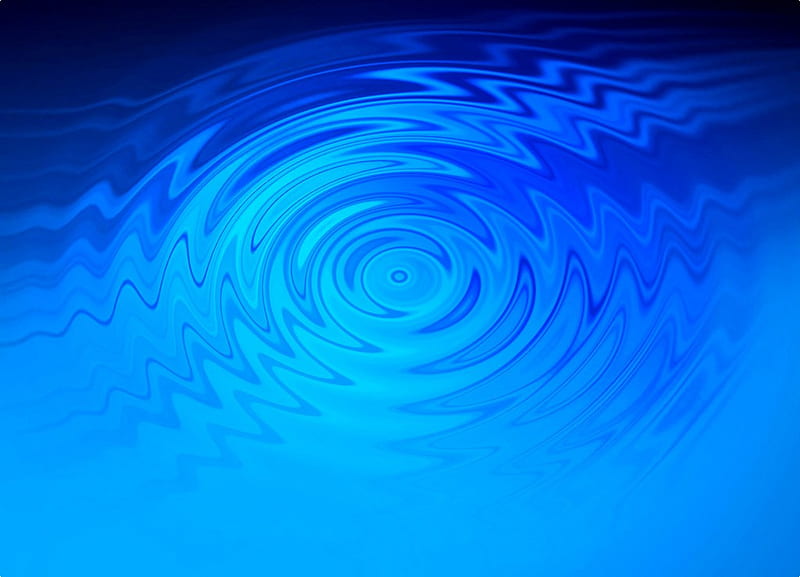 Radial, abstract, blue, 3d and cg, HD wallpaper