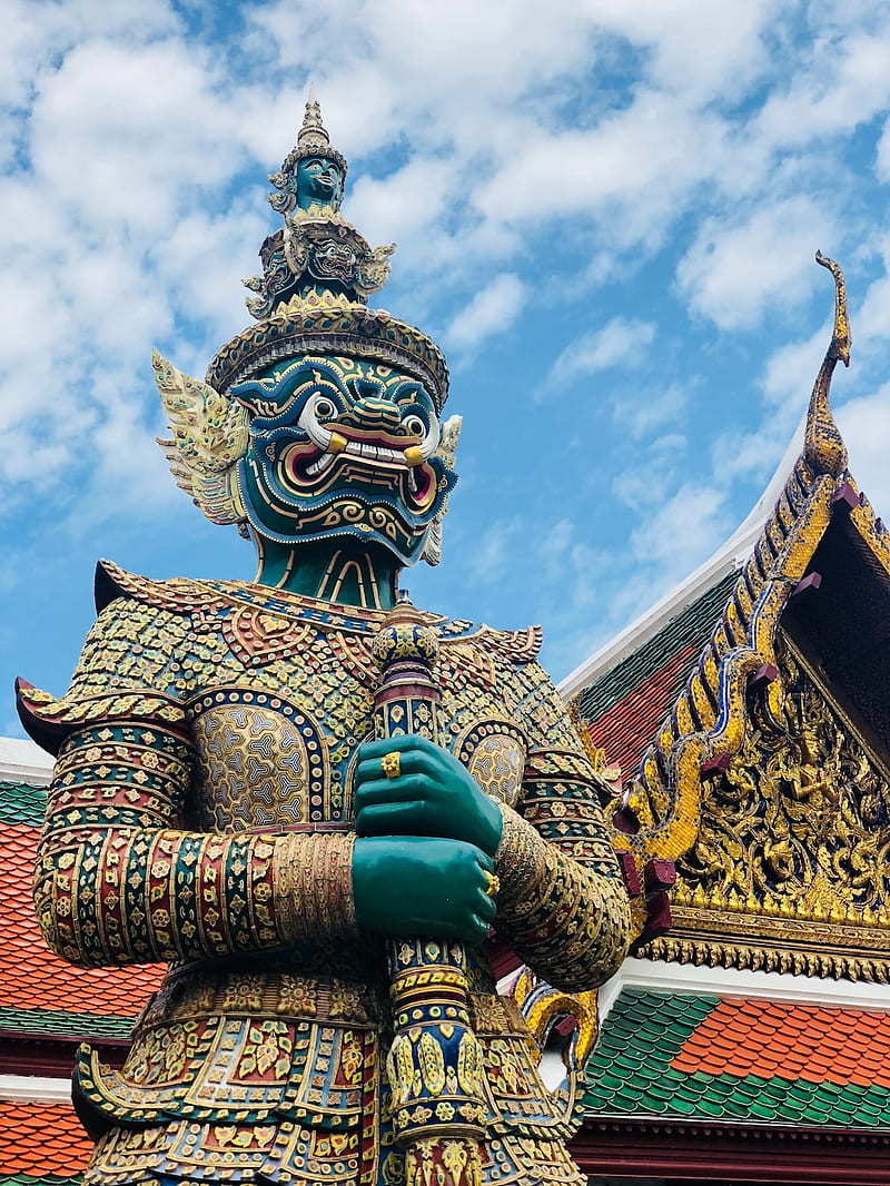 Bangkok Temple, Blue Temple, HD phone wallpaper | Peakpx