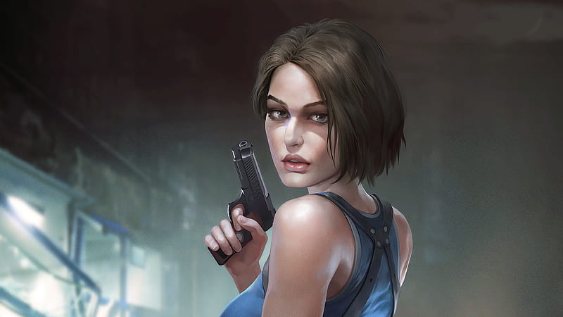 Jill ValentineResident Evil 3 , resident-evil-3, resident-evil, 2020-games, games, artstation, HD wallpaper