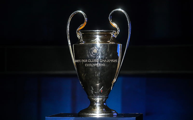 Uefa champions league trophy hi-res stock photography and images - Alamy