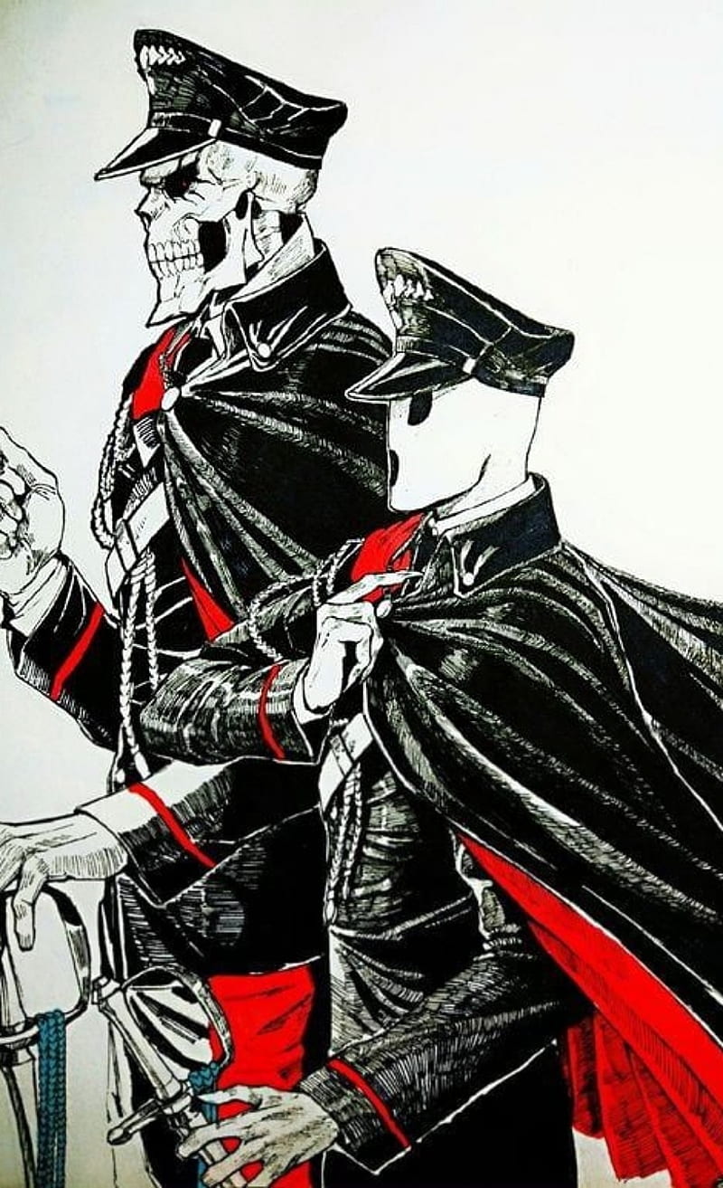 Overlord pandora, ainz, red, overlord, white, HD phone wallpaper