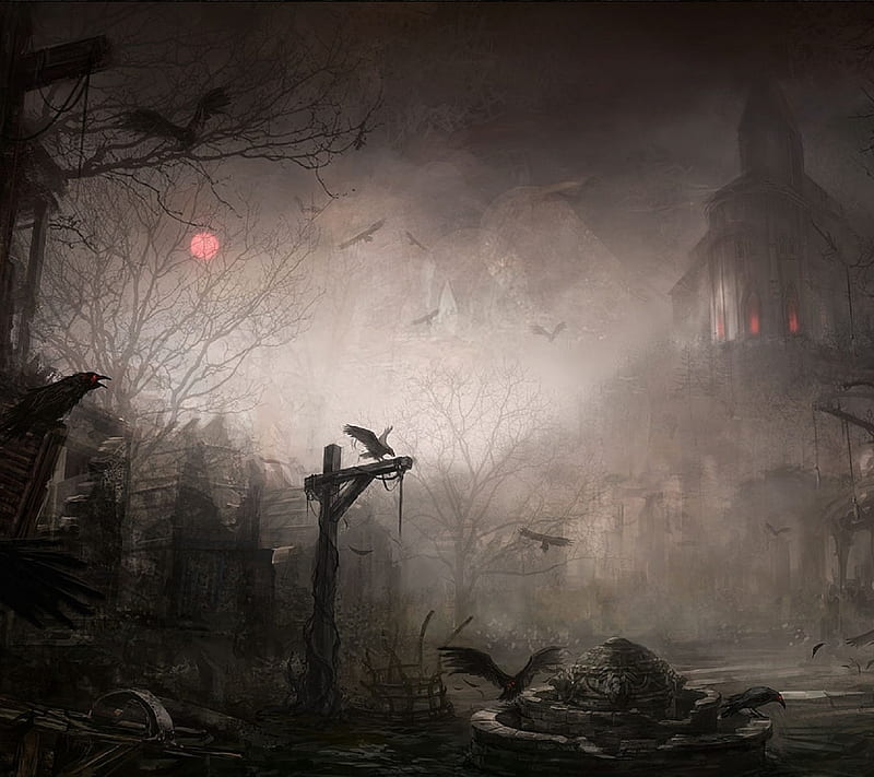Tristram, diablo, video game, HD wallpaper