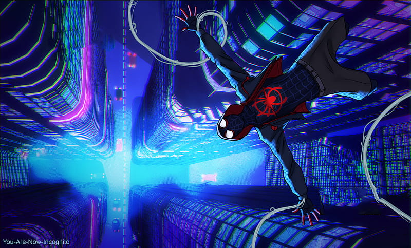 Fanart A Leap Of Faith, spiderman-into-the-spider-verse, spiderman,  superheroes, HD wallpaper | Peakpx