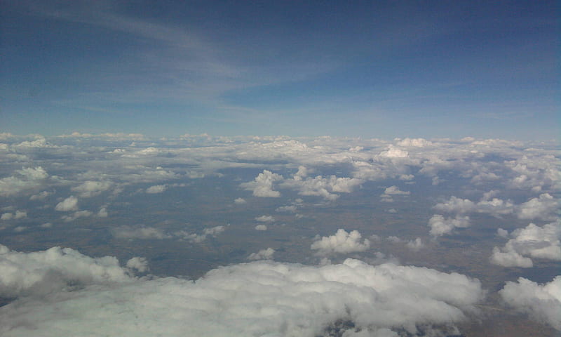 sky, 2009, india, aerial shot, HD wallpaper