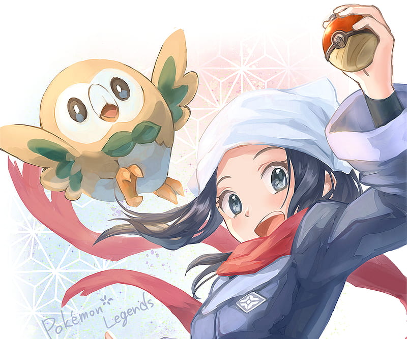 Video Game, Pokémon Legends: Arceu, Akari (Pokémon), Rowlet (Pokémon), HD  wallpaper | Peakpx