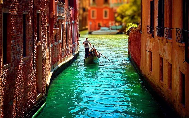 Venice-Urban landscape graphy, HD wallpaper