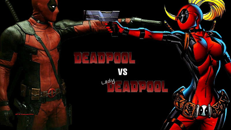 Download Deadpool Cartoon - Unpredictable antihero in action Wallpaper |  Wallpapers.com