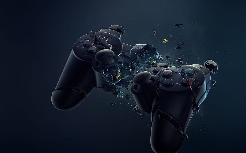 gaming console, control, game, HD wallpaper