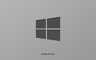 Windows 10, logo on a black background, orange backlight, creative logo ...