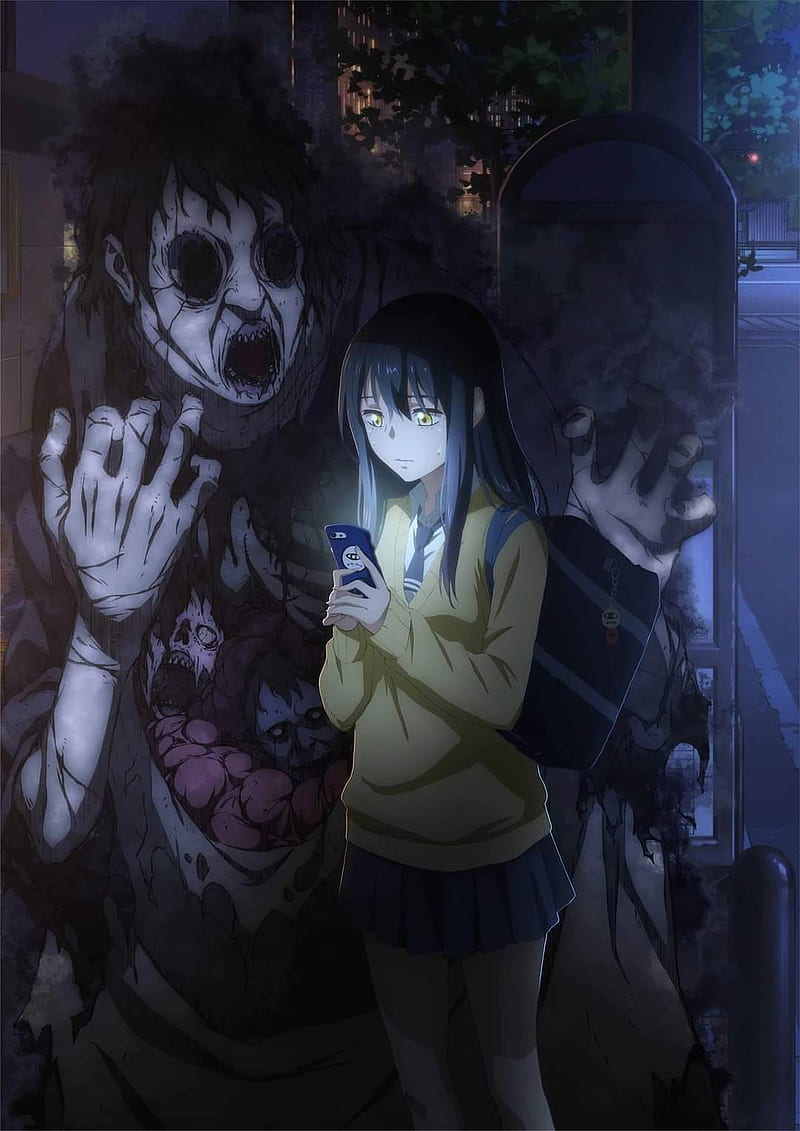 Mieruko chan, anime, HD phone wallpaper