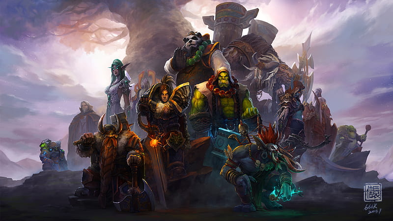 World of Warcraft Heroes, HD wallpaper