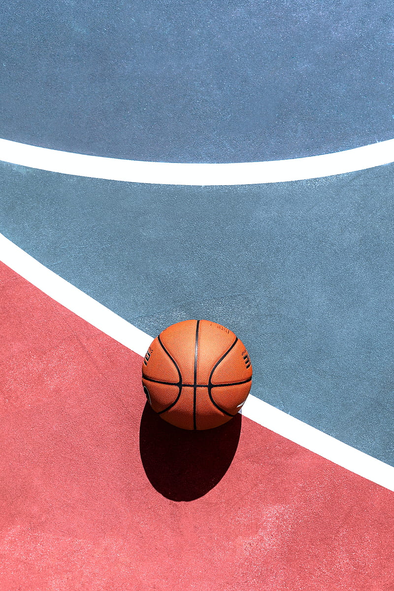 basketball ball, ball, basketball, sport, HD phone wallpaper
