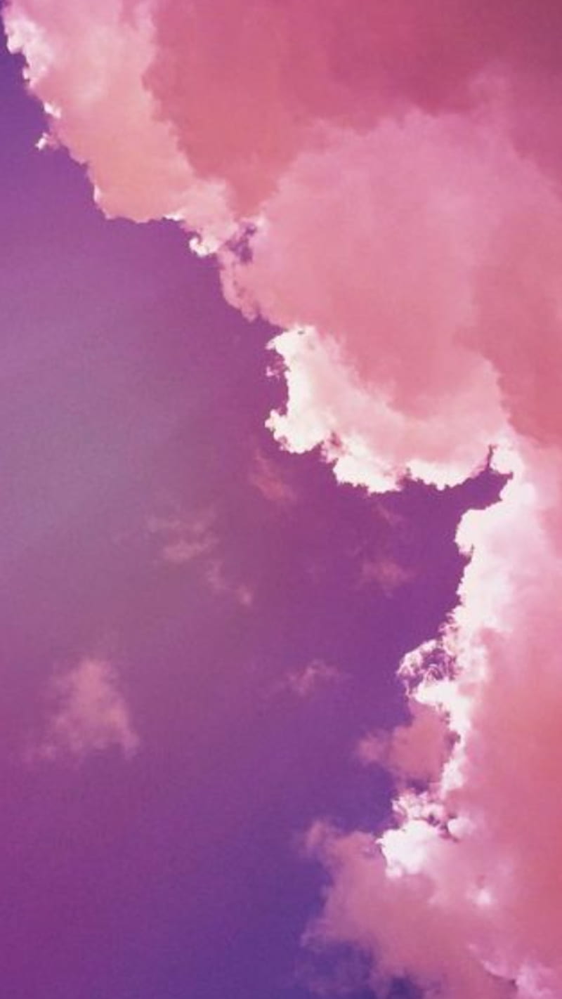 Pink clouds, pink sky, HD phone wallpaper | Peakpx