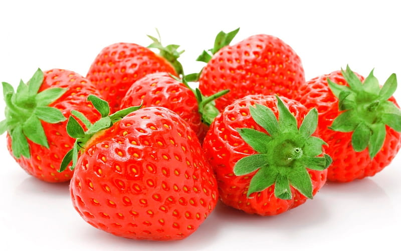 Strawberry, fruit, nature, food, HD wallpaper