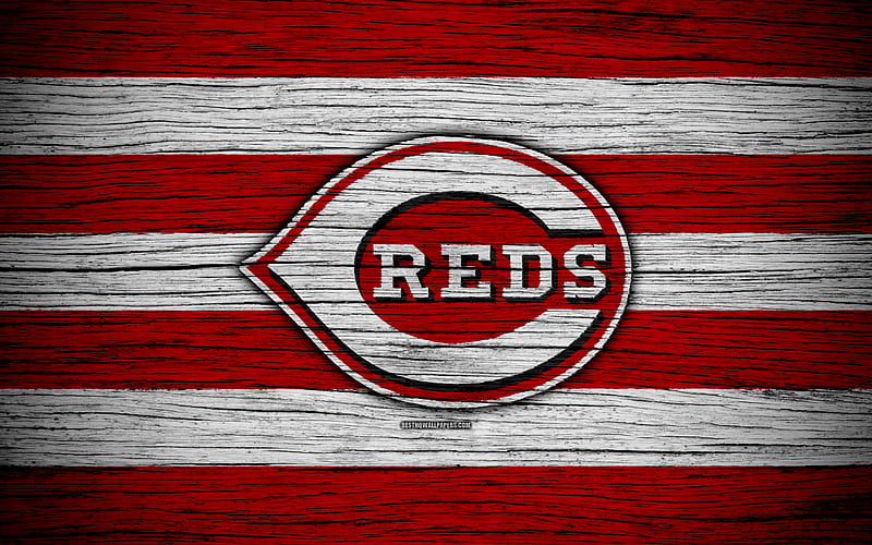 Cincinnati Reds MLB, baseball, USA, Major League Baseball, wooden texture,  art, HD wallpaper | Peakpx