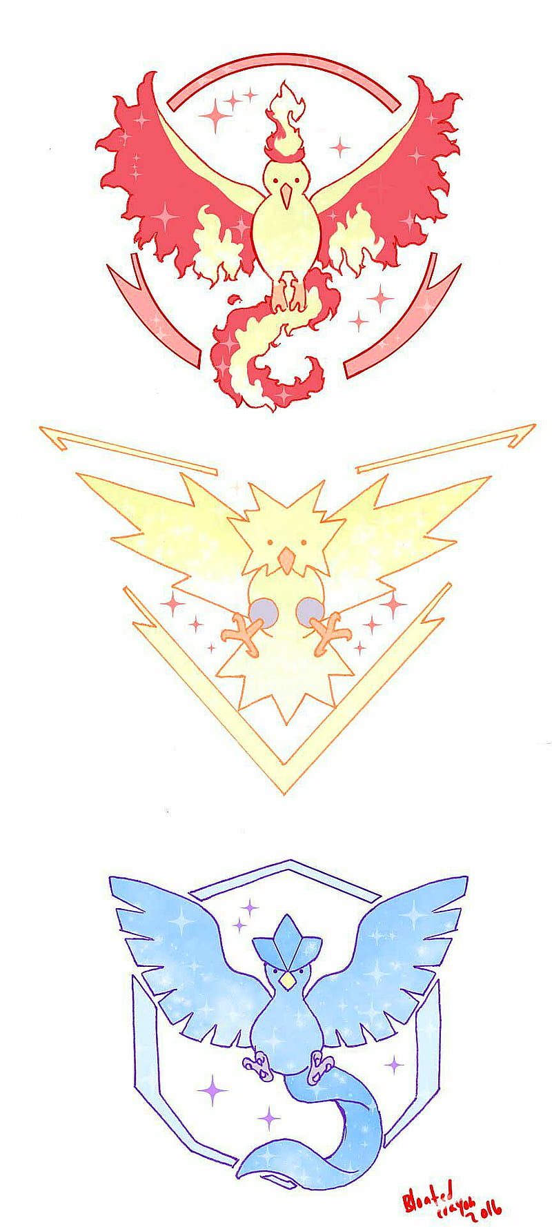 Articuno, zapdos, pokemon, bonito, animal, waterfall, legend