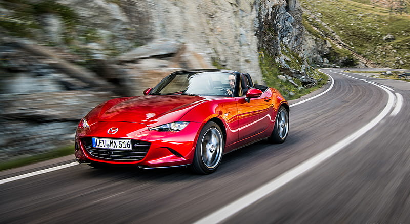 2019 Mazda MX-5 Roadster (Color: Soul Red Crystal) - Front Three ...