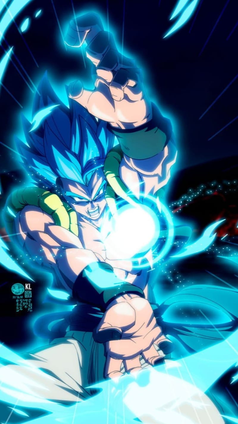 Gogeta blue, dragon, ball, super, broly, ssgss, saiyan, HD phone