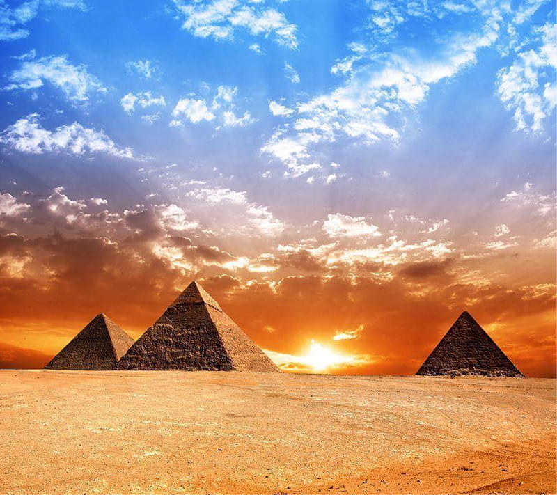 Egitto, cairo, pyramids, HD wallpaper
