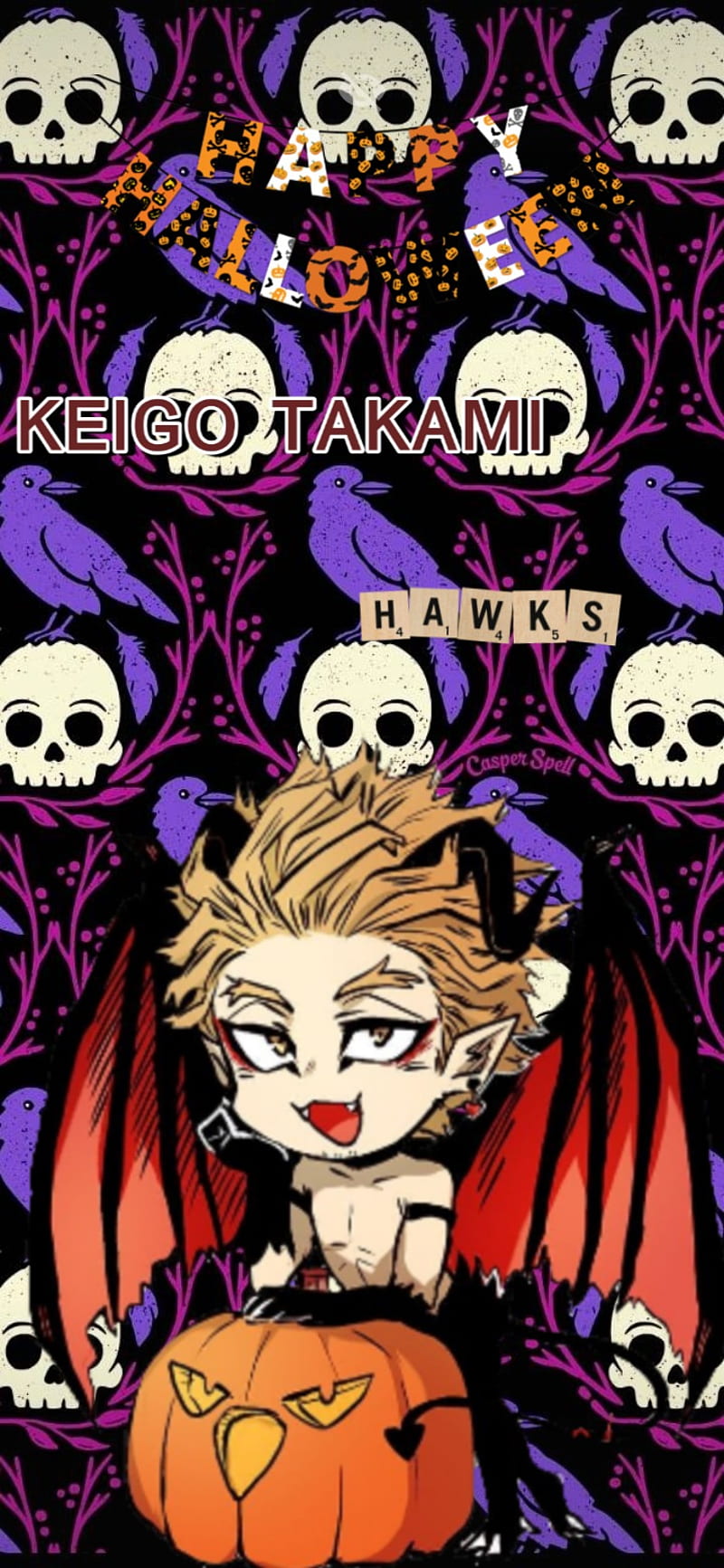 Hawks, halloween, monster, my hero academia, HD phone wallpaper Peakpx