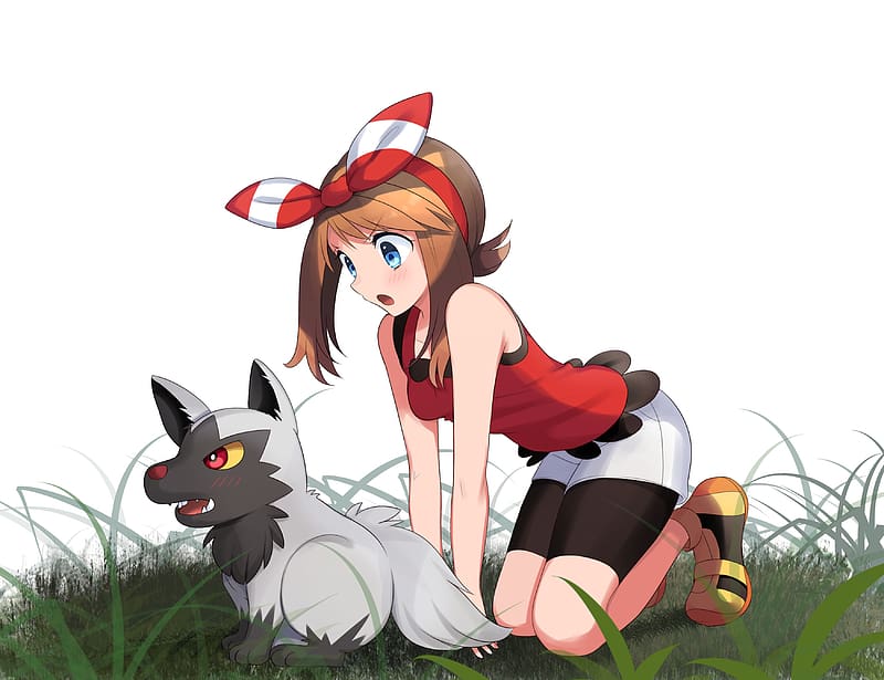 Pokémon, Video Game, Poochyena (Pokémon), May (Pokémon), Pokémon: Omega Ruby And Alpha Sapphire, HD wallpaper