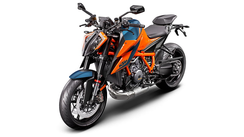 ktm 1290 super duke r, orange, side view, sport motorcycle, Vehicle, HD wallpaper