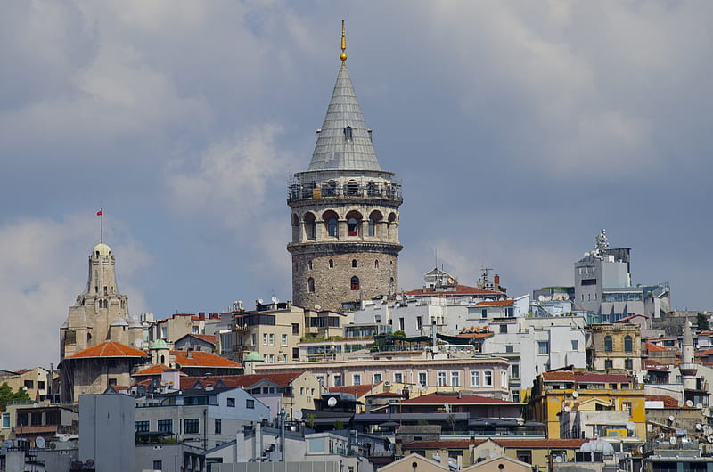 Galata kulesi , cities, galatakulesi, istanbul, magic, sirkeci, tower, towers, HD wallpaper