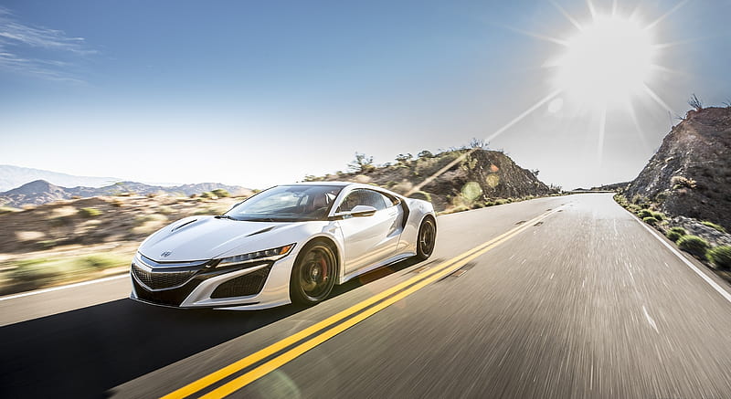 2017 Acura NSX White - Front , car, HD wallpaper