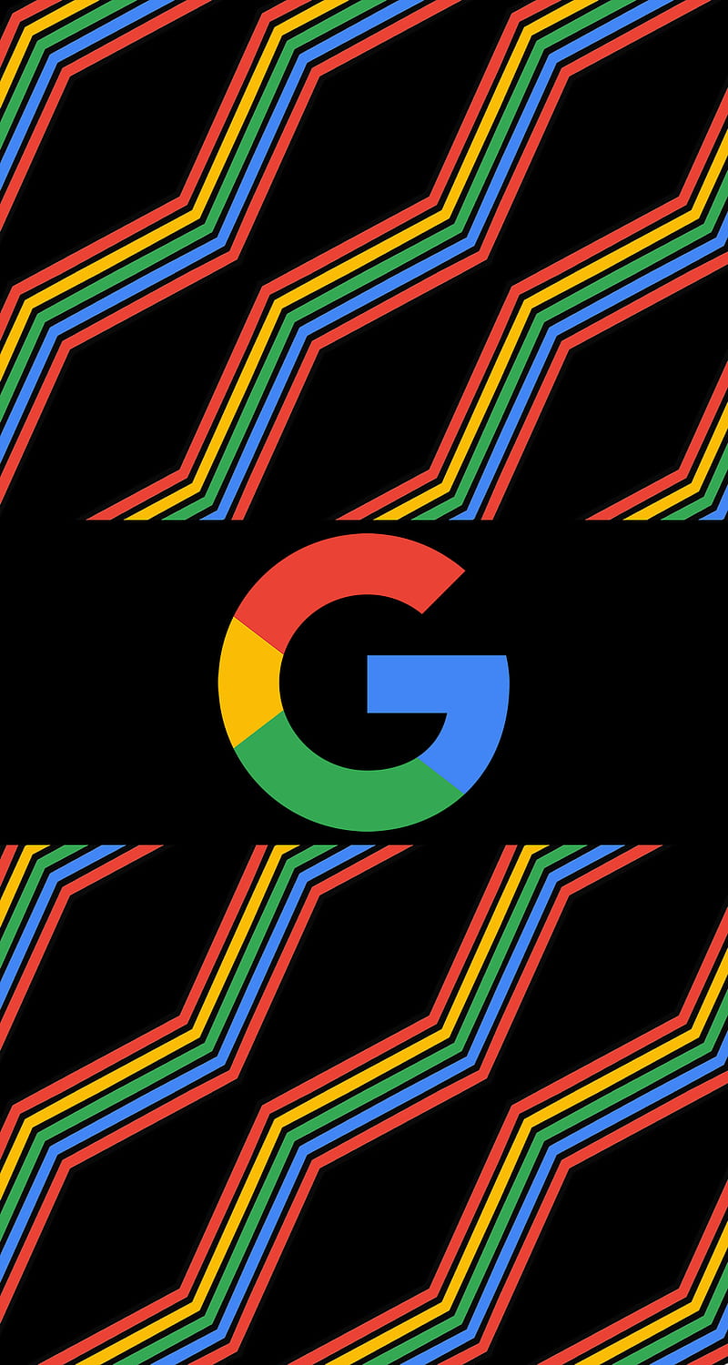 Google, 929, colors, dark, logo, new, pixel, stripes, theme, HD phone ...