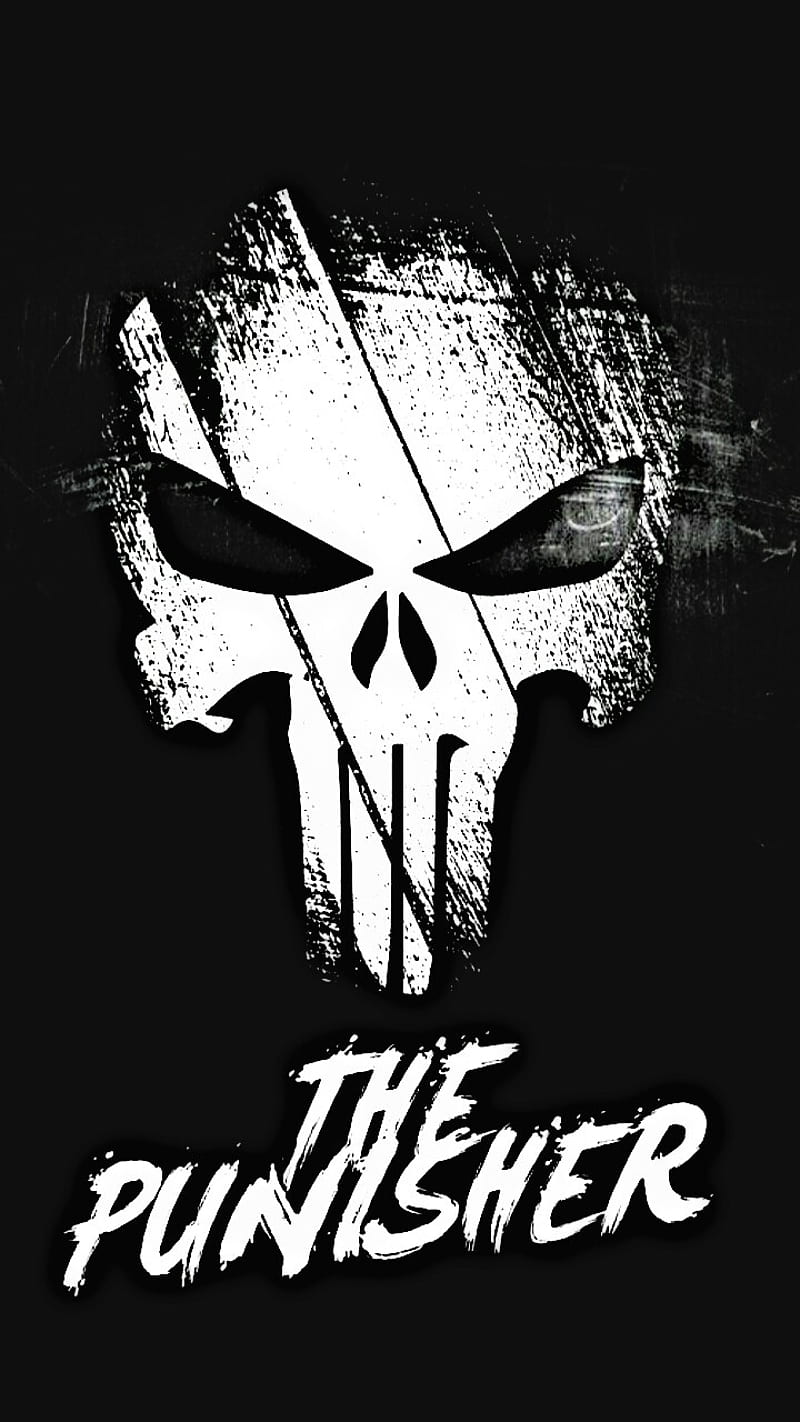 Punisher, defenders, marvel, skull, HD phone wallpaper