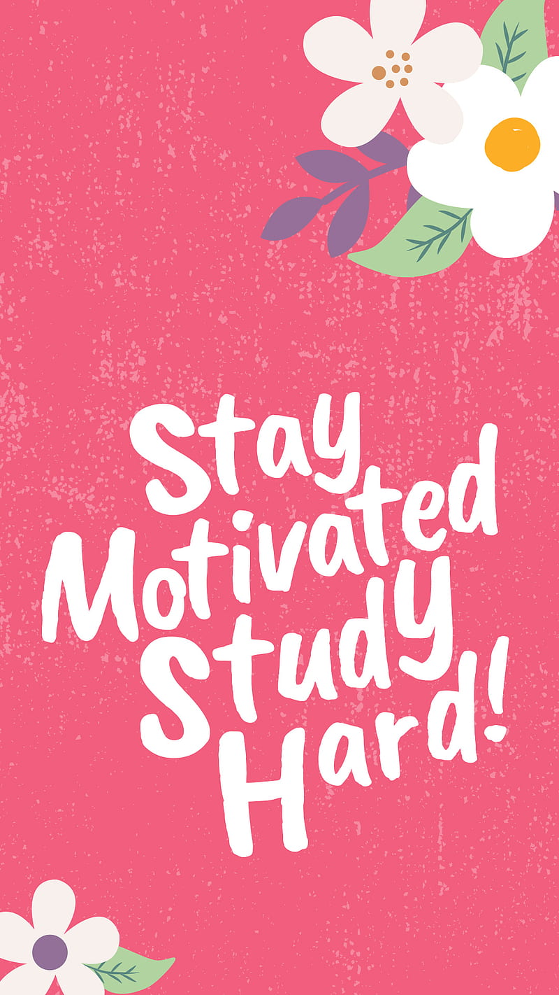 Stay Motivated Study Hard, Study Motivation Quotes, HD phone wallpaper