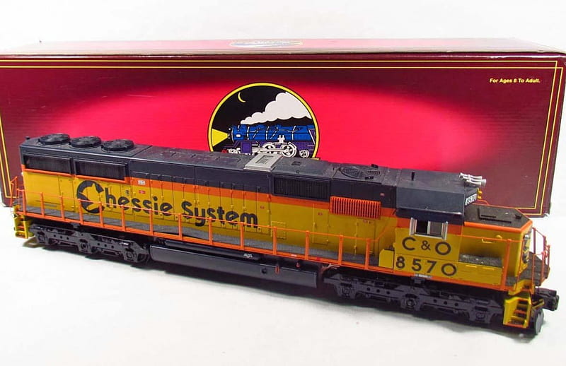 Chessie System SD 50 diesel locomotive #8570 hobby, railroad, toy, train, hobby, HD wallpaper