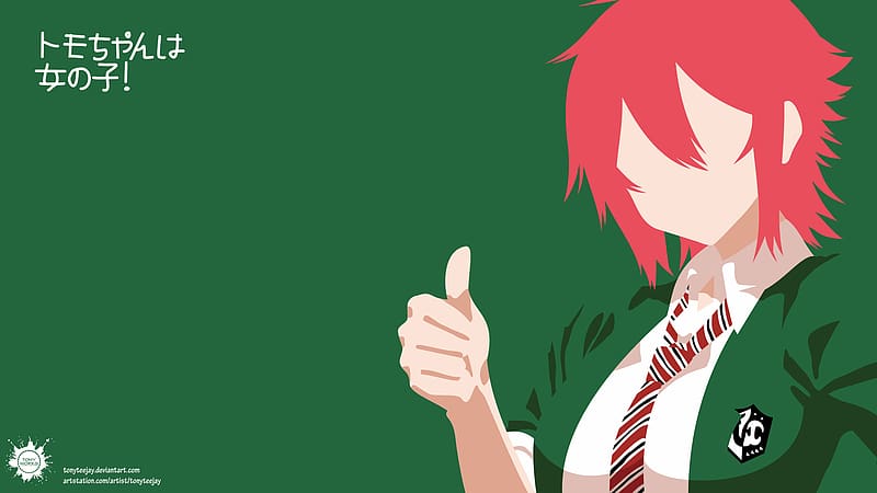 Anime Tomo-chan Is a Girl! HD Wallpaper by kukie-nyan