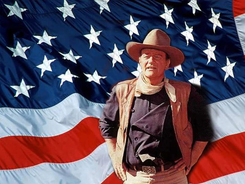 John Wayne, cowboy, american, western, HD wallpaper