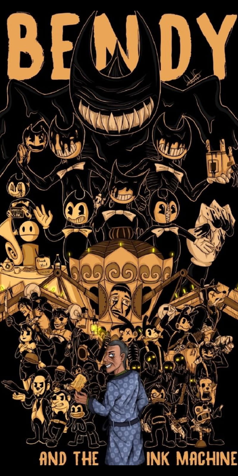 Bendy And The Dark Revival  Becoming Friend With Bendy Scene 2022  YouTube