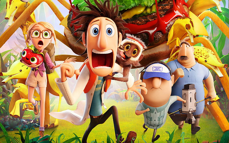 Cloudy With A Chance Of Meatballs Movie, movies, animated-movies, cartoons, HD wallpaper