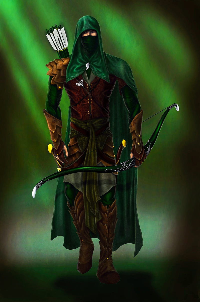 Elven Ranger , elf, HD phone wallpaper