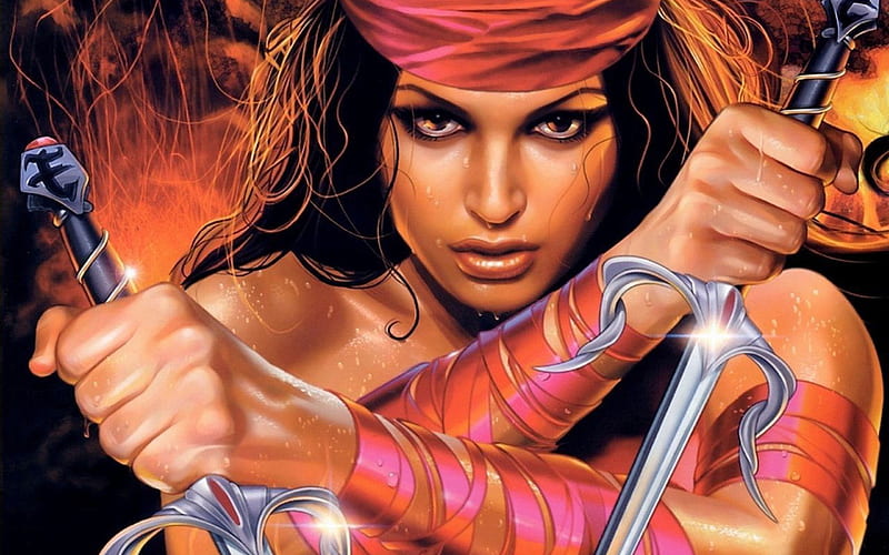 Comics, Elektra (Marvel Comics), Elektra, HD wallpaper