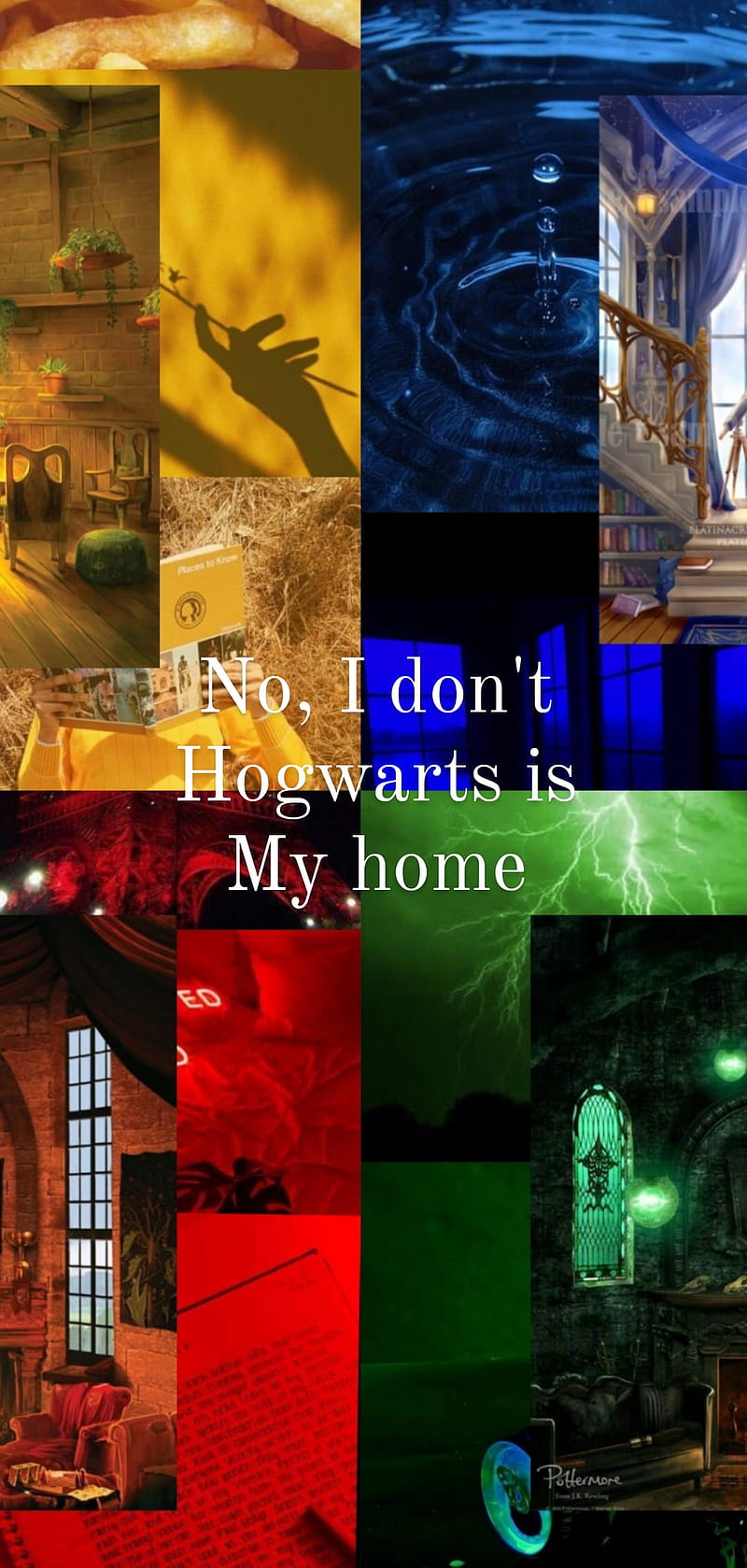 Hogwarts home, aesthetic, HD phone wallpaper