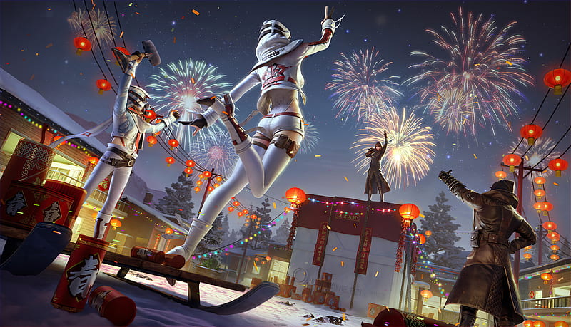 Chinese New Year , pubg, games, artstation, HD wallpaper