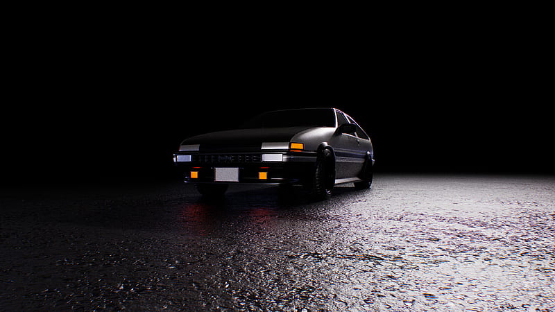 ArtStation - TOYOTA AE86 SPRINTER TRUENO, AMTECH EDITION, HD wallpaper